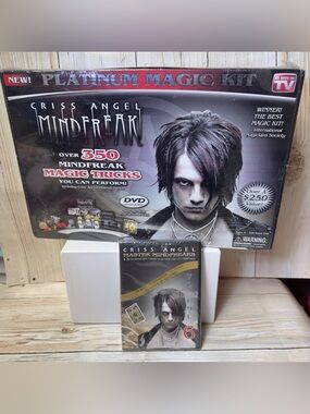 Y2K CHRIS ANGEL MINDFREAK PLATINUM 350 MAGIC TRICKS KIT DVD VOLUME 6 NEW SEALED